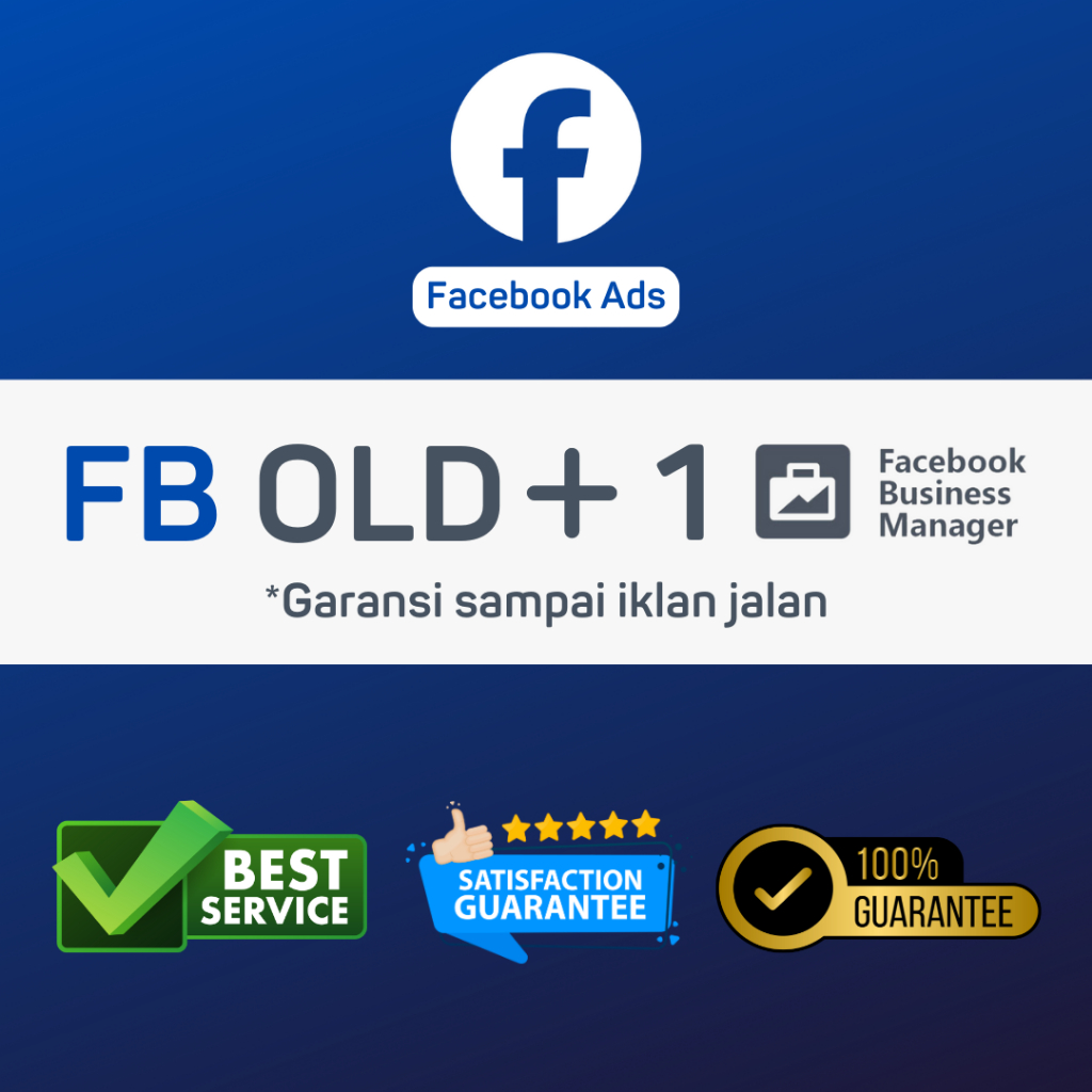 Akun Iklan FB Personal [OLD] + 1 BM BERGARANSI Siap Iklan Tahan Banting