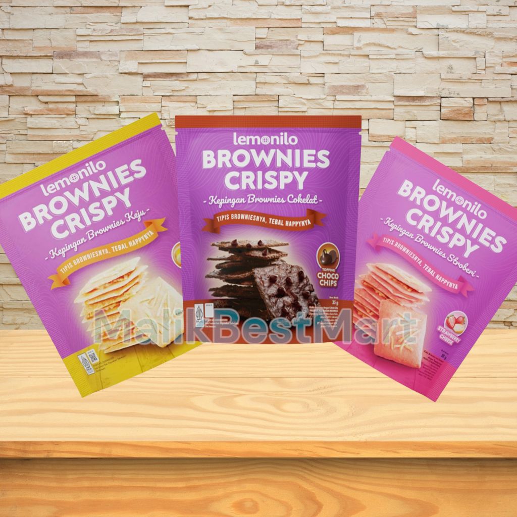 

Lemonilo Brownies Crispy Keju | Coklat | Strawberry 35g