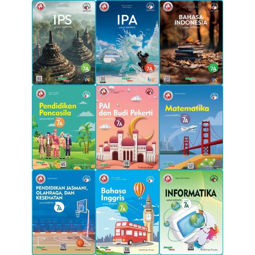 Buku Lks PR Interaktif Asesmen SMP Kelas VII, 7 Semester 1 Kurikulum Merdeka Intan Pariwara