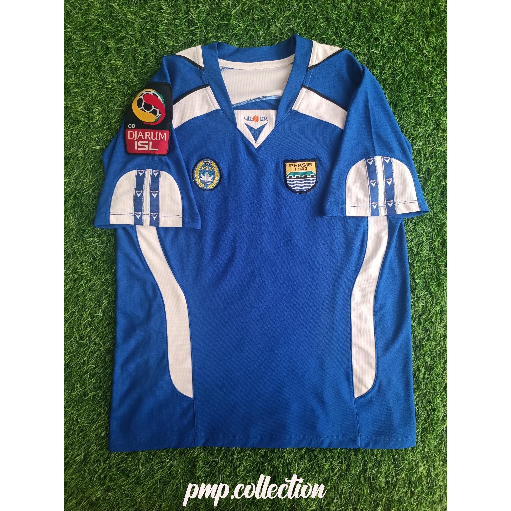 JERSEY PERSIB HOME 2008-2009 ORIGINAL PLAYER ISSUE (C.GONZALES 99 + SIGN)