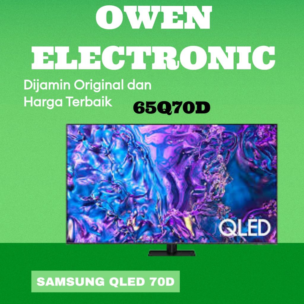 TV SAMSUNG 65Q70D 65 INCH QLED WITH QUANTUM DOT 4K SMART TV 2024