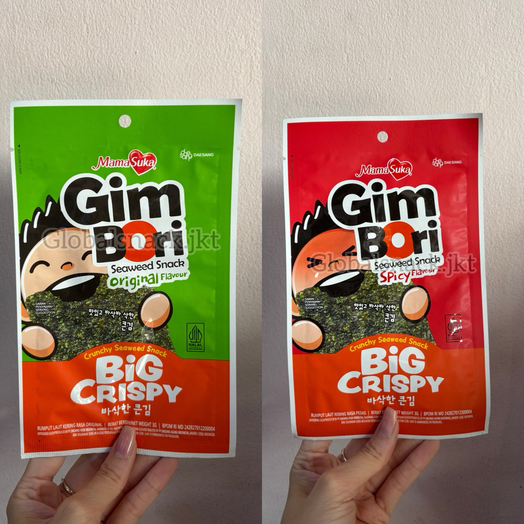 

MAMASUKA GIMBORI BIG CRISPY SHEET SEAWEED ORIGINAL / SPICY