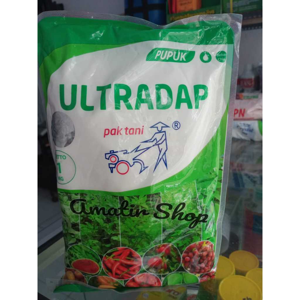 Pupuk NP Nitrogen Phospat Fostfat Ultradap Pak Tani 1 Kg / Ultradap Pak Tani 1 Kg