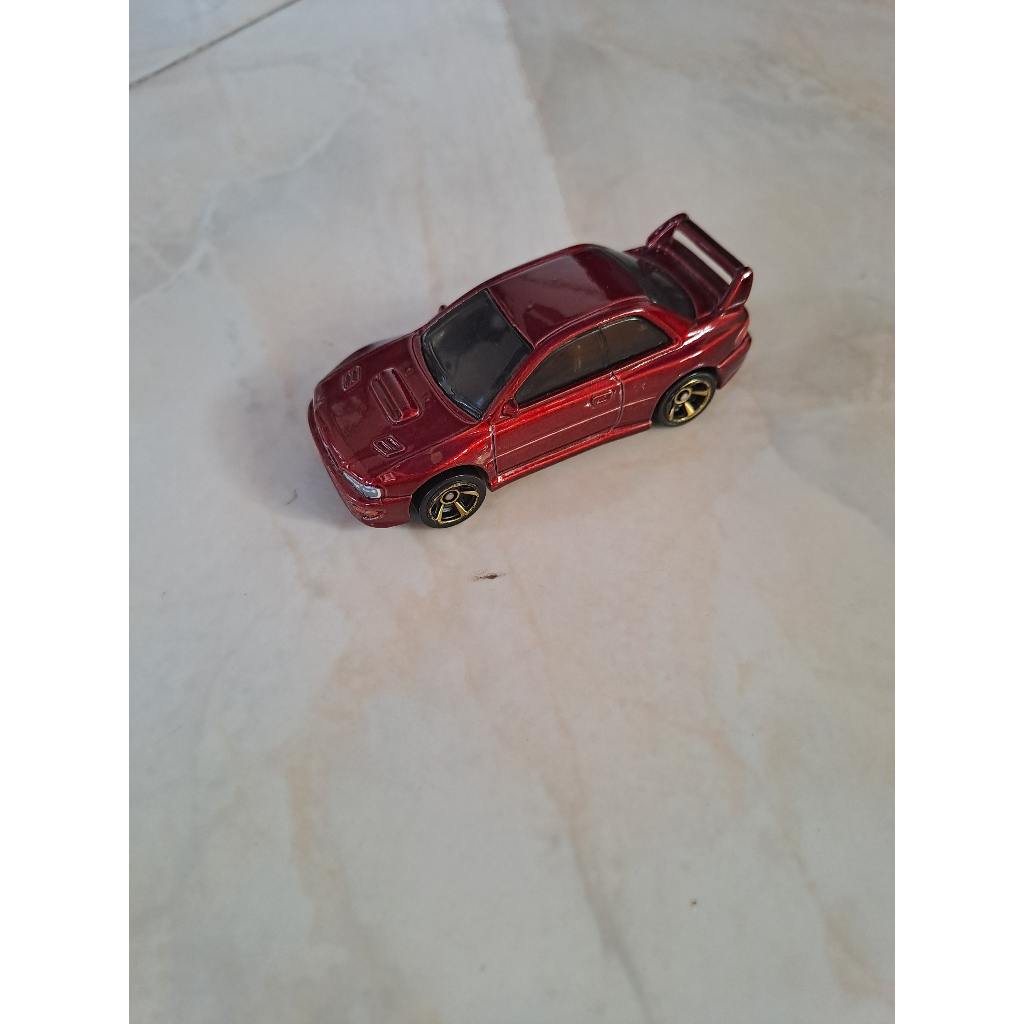 HotWheels Loose Subaru Impreza 98 Merah