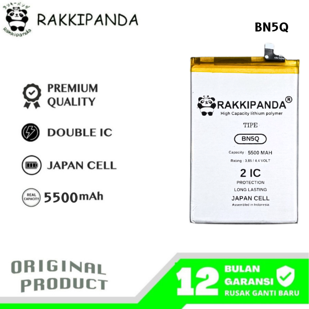 RakkiPanda - BN5Q Redmi 13C / Poco C65 / Poco M6 5G Batre Batrai Baterai