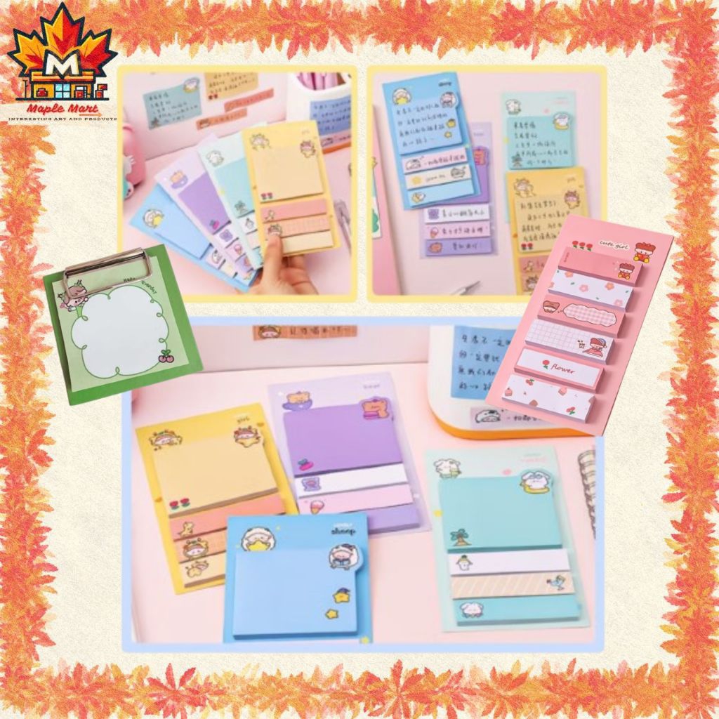 

Maple ATK - Kertas Sticky Notes Karakter Lucu