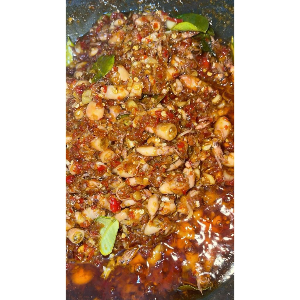 

Sambal baby cumi asin