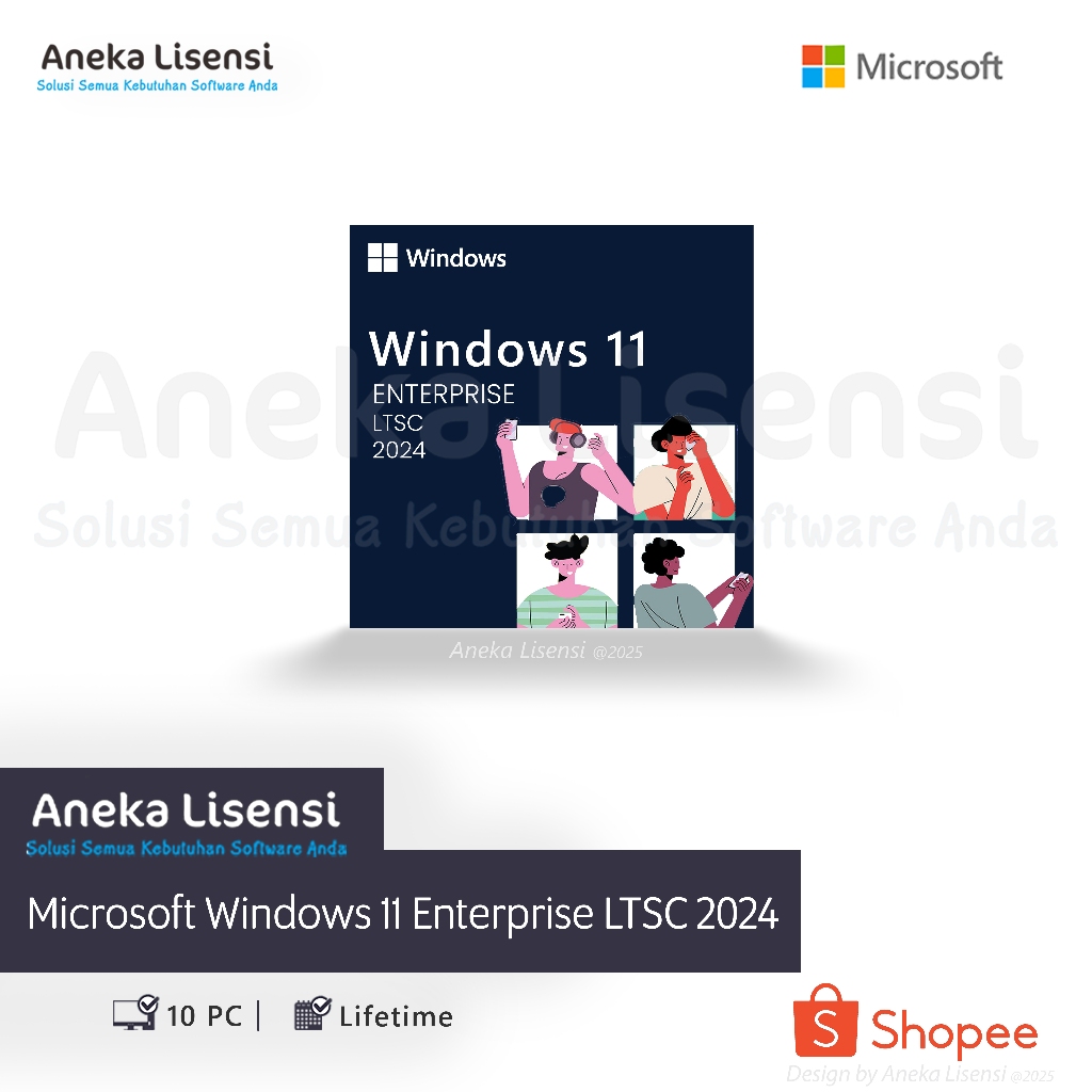 Windows 11 Enterprise LTSC 2024 | Original | 10 PC