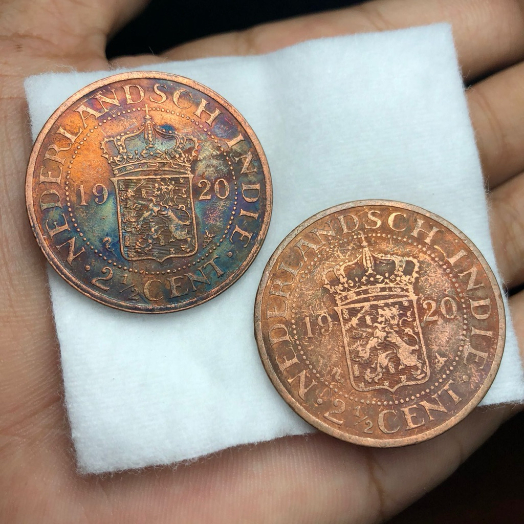 Koin Kuno Benggol Atau 2,5 Nederland Indie Tahun 1920