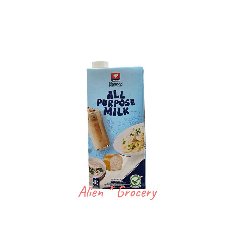 

DIAMOND ALL PURPOSE MILK 1000ml 1L GOJEK GRAB ONLY!!!