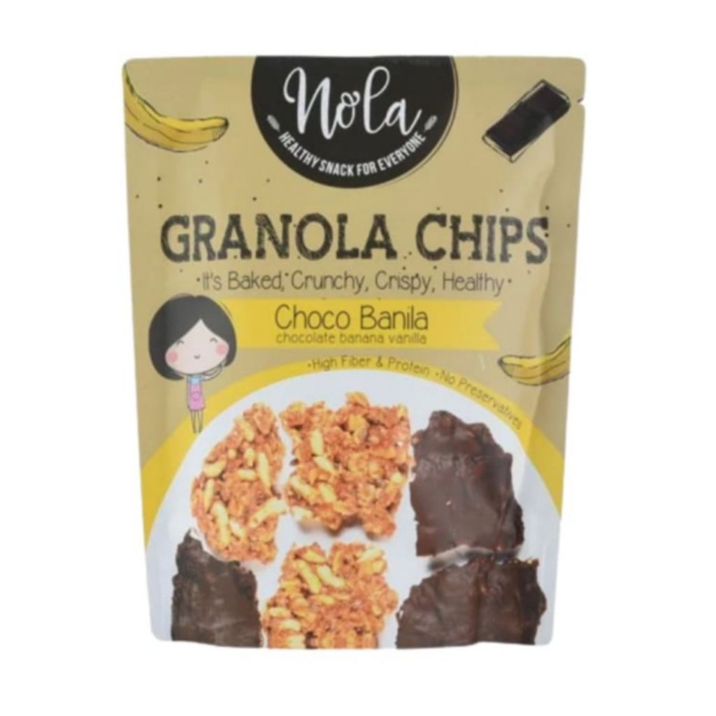

Nola Granola Chips 100gr / Choco Banila / Peanut Butter
