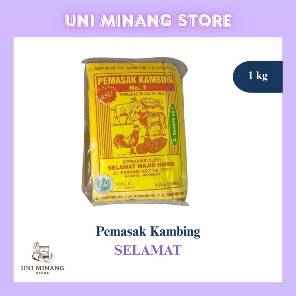 

Bumbu Pemasak Kambing 1 kg