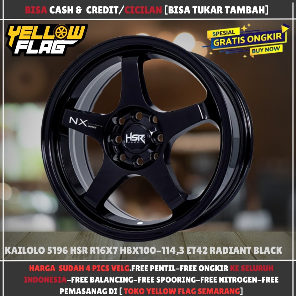 Velg Mobil Murah RIng 16 Untuk Avanza Livina Confero Spin Vinfast Corolla Raize Hsr Kailolo Ring 16