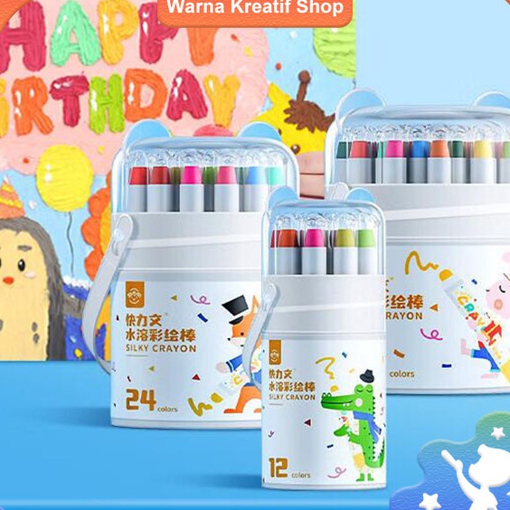 

KODE N67V Krayon Putar Krayon 3648 Warna Aman Anak Tidak Beracun dan Mudah Dicuci