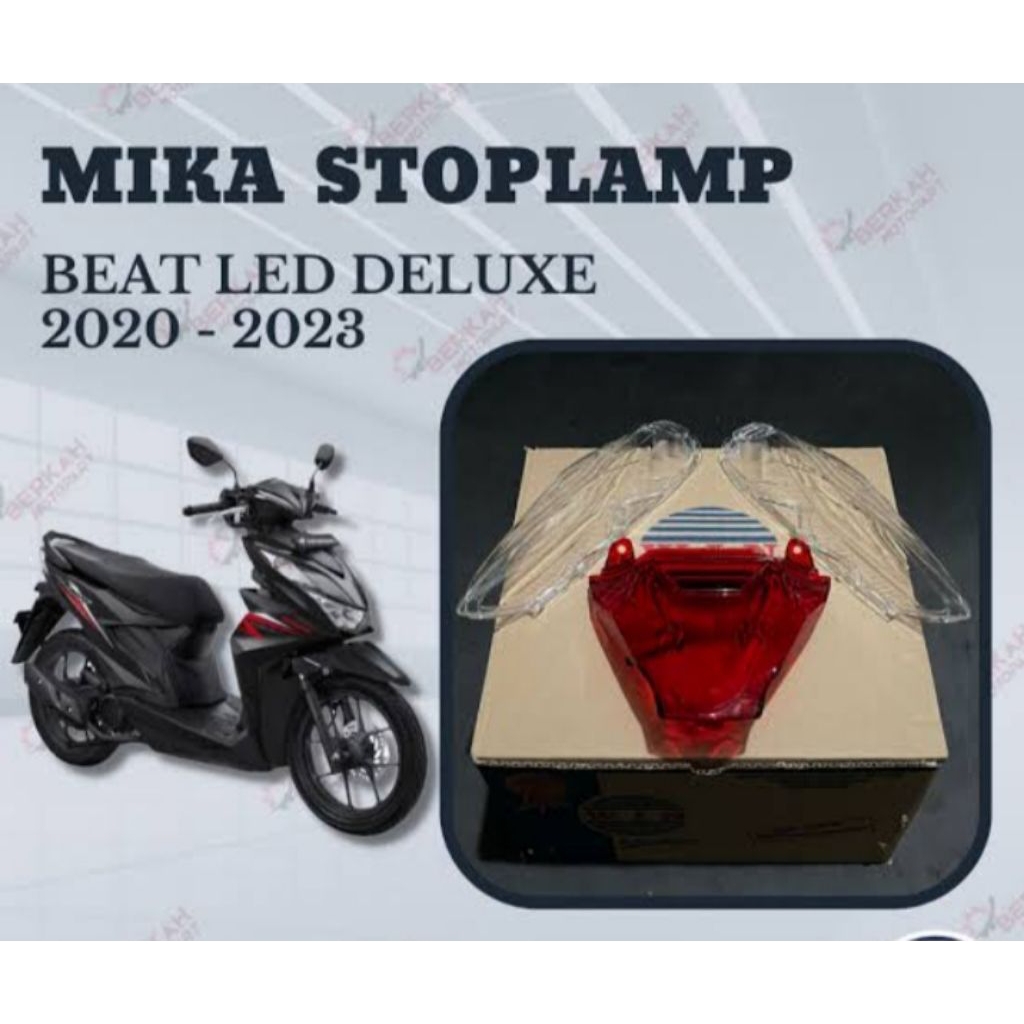mika stoplam beat duluxe mika belakang lampu motor beat mika kaca lampu beat dulux