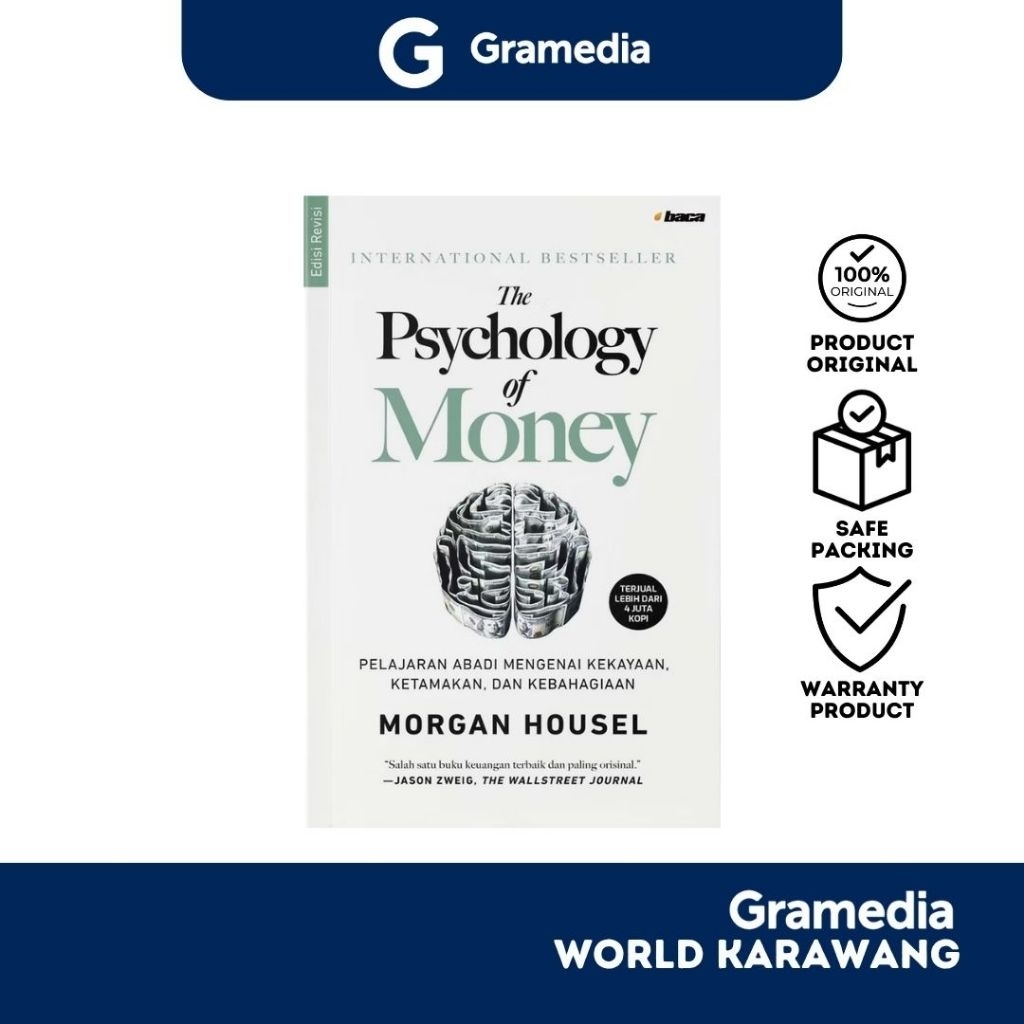 Gramedia Karawang - The Psychology of Money (Hard Cover)