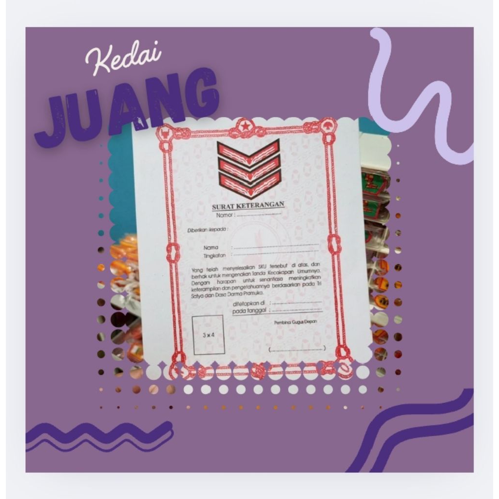 

Sertifikat TKU Penggalang Terap