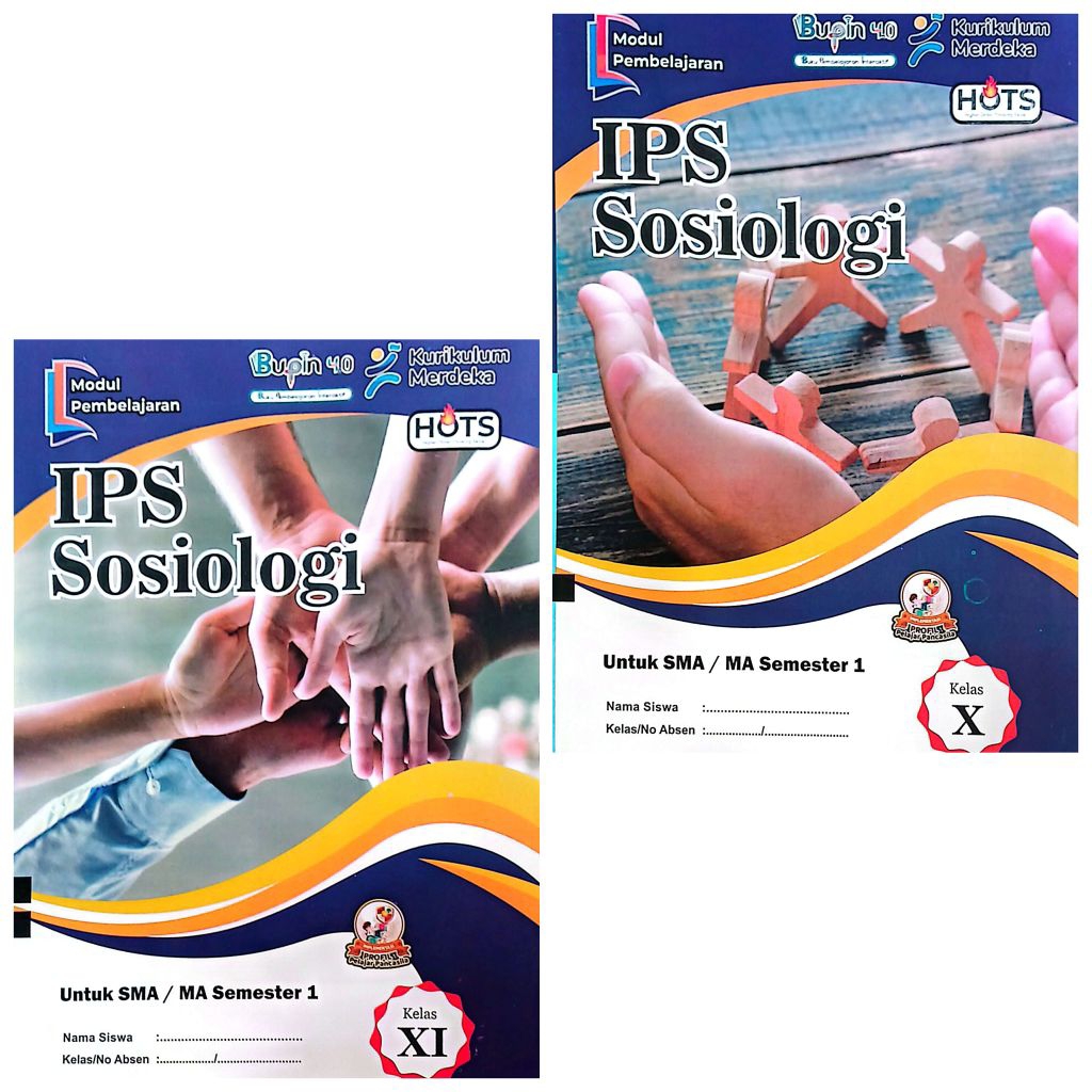 BUKU LKS BUPIN SMA MA IPS SOSIOLOGI KELAS 10 11 SEMESTER 1 GANJIL KURIKULUM MERDEKA TA.25/26