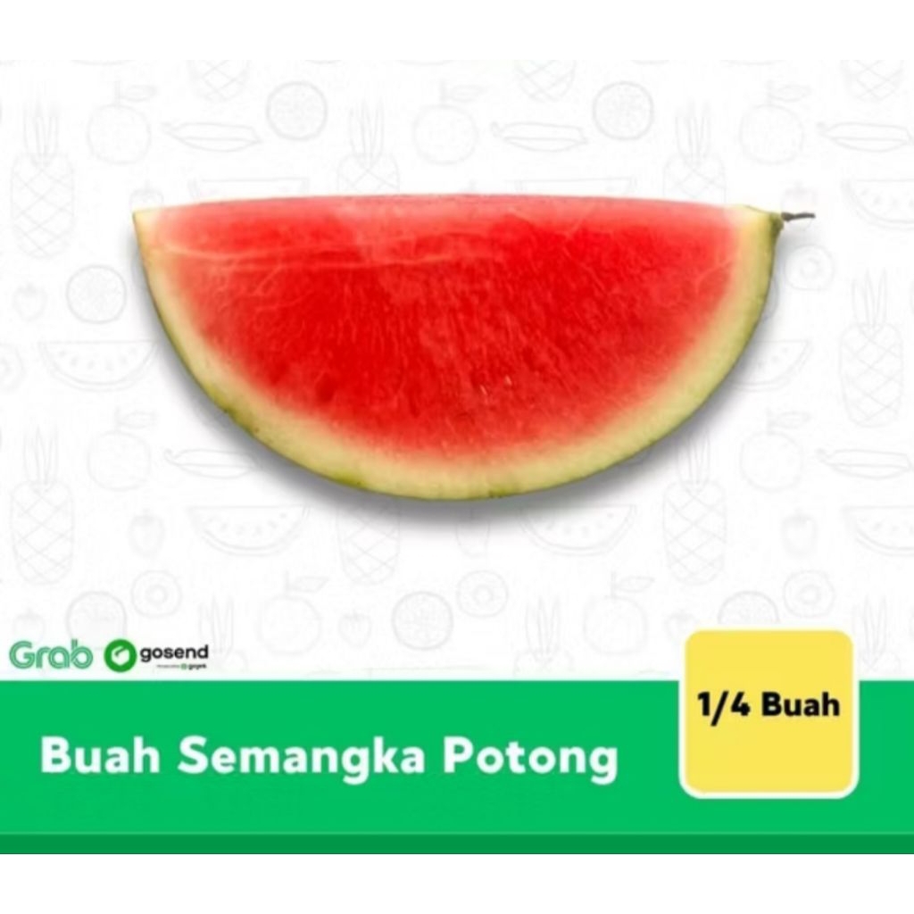 

buah semangka belahan