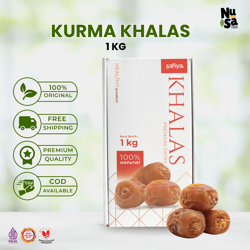 

Kurma Khalas Safiya 1 Kg Kholas Saad Legit Premium Quality
