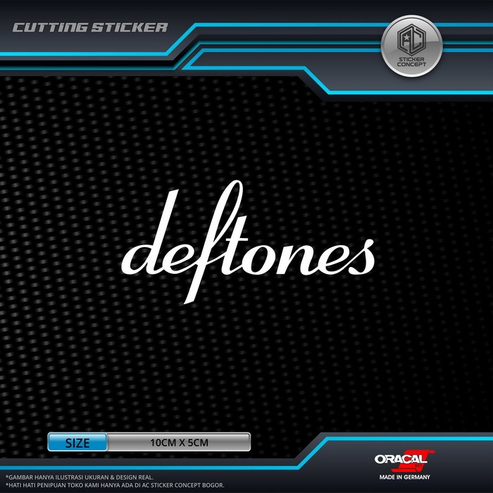 

Sticker Cutting Band Musik Deftones Stiker Untuk Kaca Body Mobil Motor Laptop