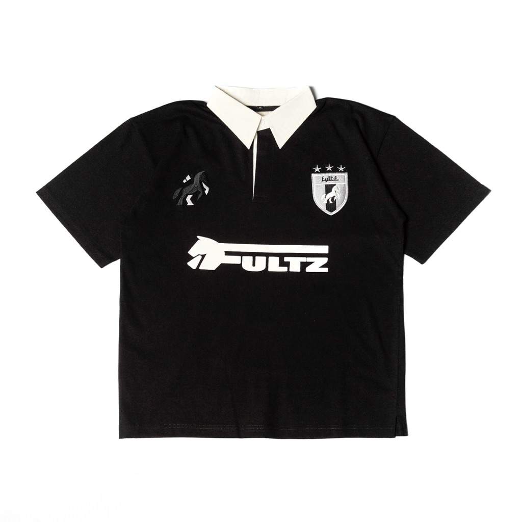 FULTZ - OVERSIZED JERSEY RUGBY SHIRT - SHORTSLEEVE