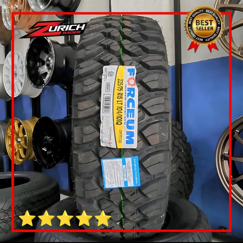 Ban Mobil 235 75 R15 Merek Forceum Mt08 Ukuran 235 75 R15 Mud Terrain