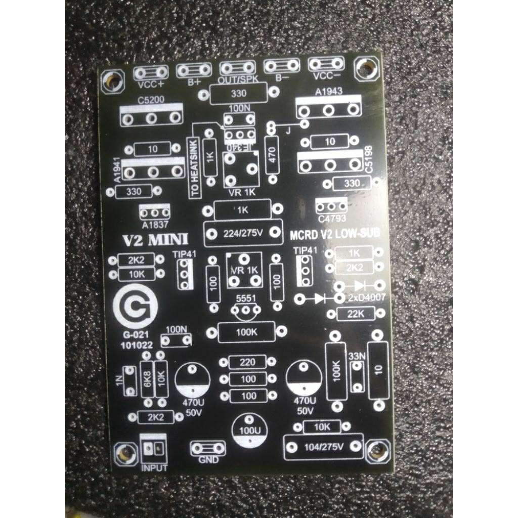 PCB DRIVER MCRD V2 MINI LOWSUB.