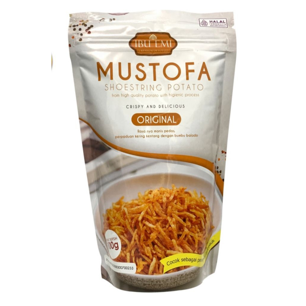 

Ibu Emi Kentang Mustofa 100gr / Original / Pedas / Teri Kacang