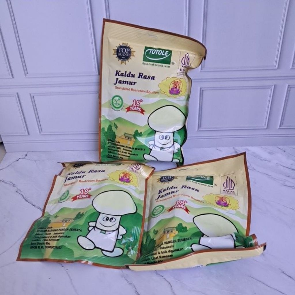 

KALDU JAMUR TOTOLE 80 gram Penyedap Rasa Kaldu jamur 1pcs