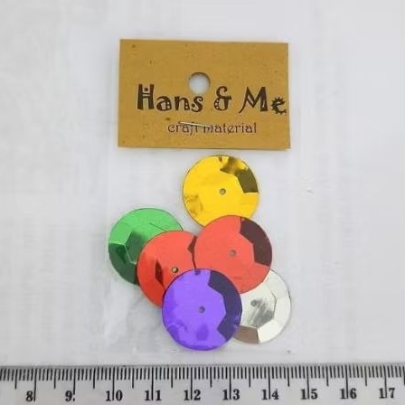 Payet Manik Piring 2cm