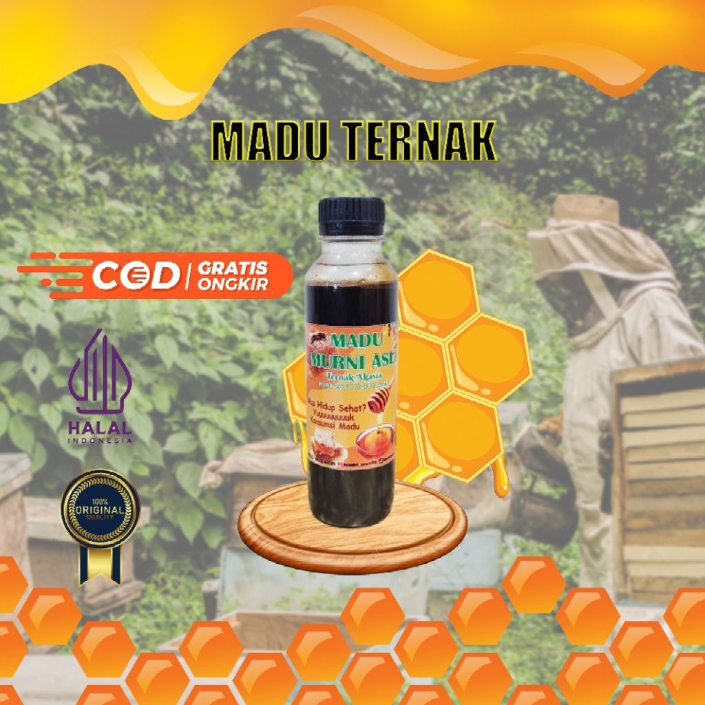 

Madu Ternak Akasia 250 gram madu hutan asli, madu murni 100%, madu untuk stamina, madu untuk pria dewasa, madu tanpa campuran, madu hitam pahit, madu terbaik