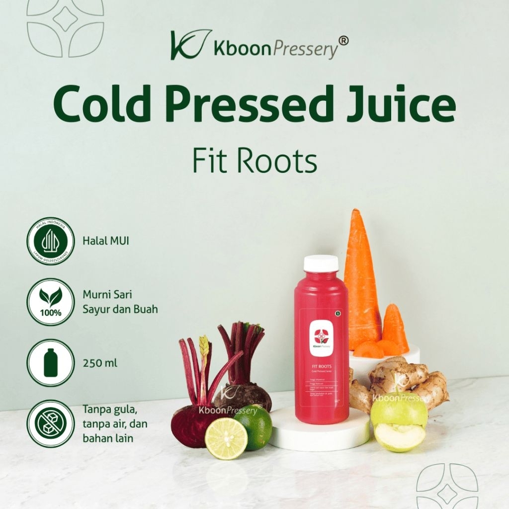 

Cold Pressed Juice Fit Root 250ml Kboon