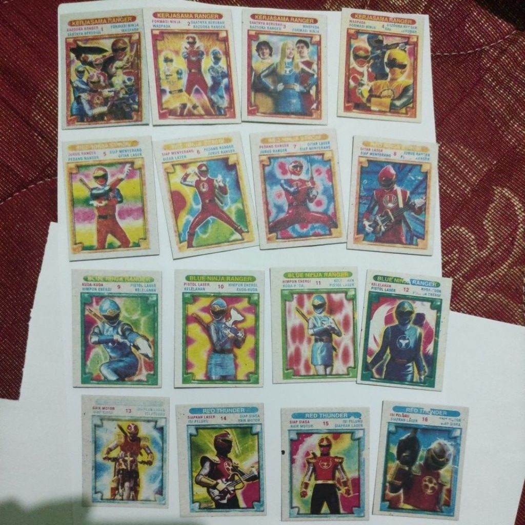 Kwartet Power Rangers Ninja Storm