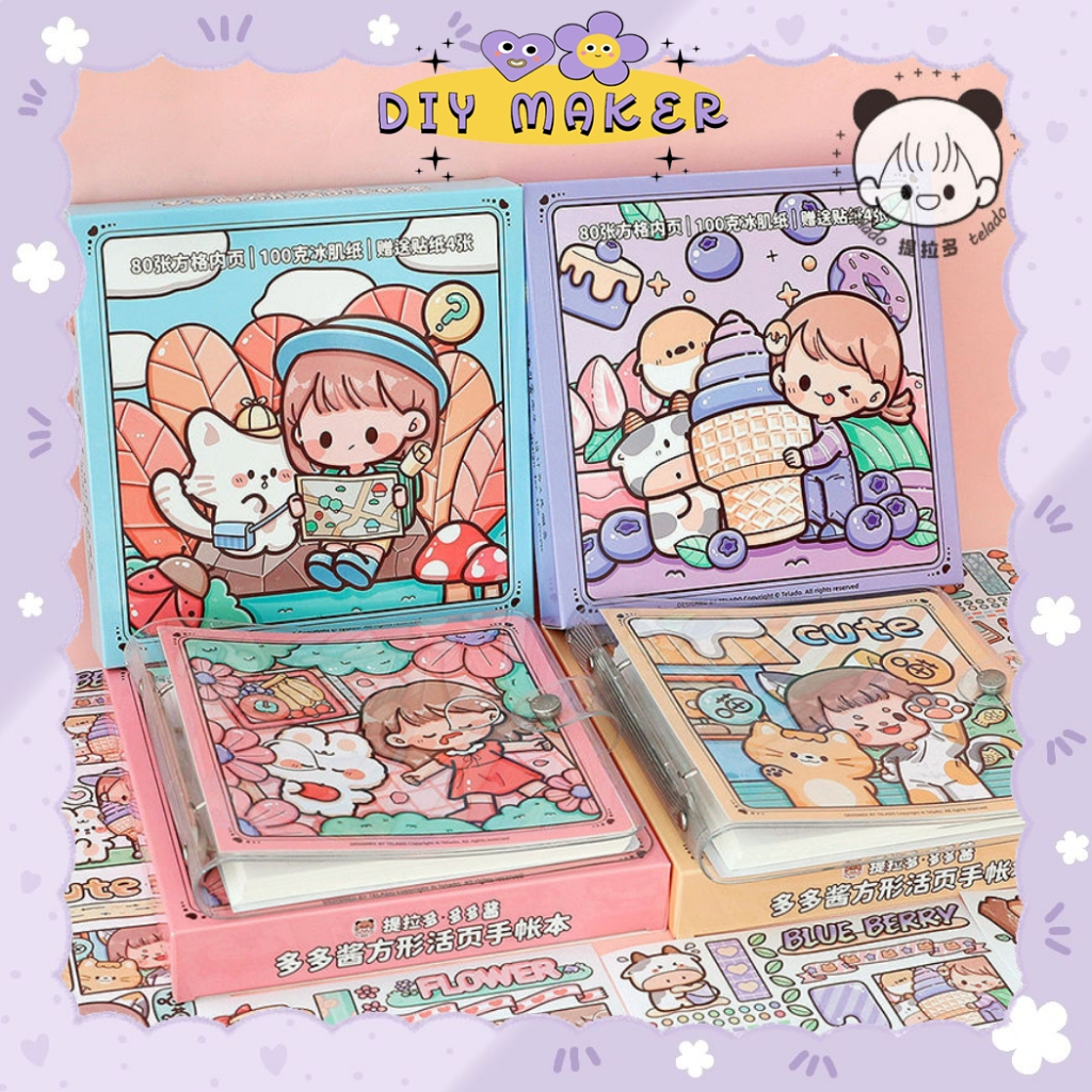 

DM Buku Binder Diary Dodogirl 80 Lembar Free 4 Stiker Notebook Jurnal Buku Tulis Catatan Lucu TLD75