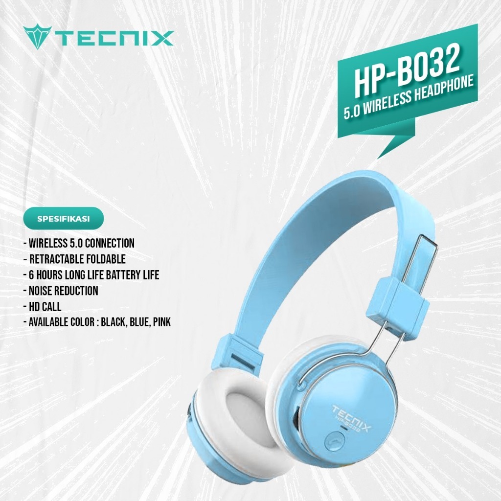 Headset Tecnix HP-B032 Wireless