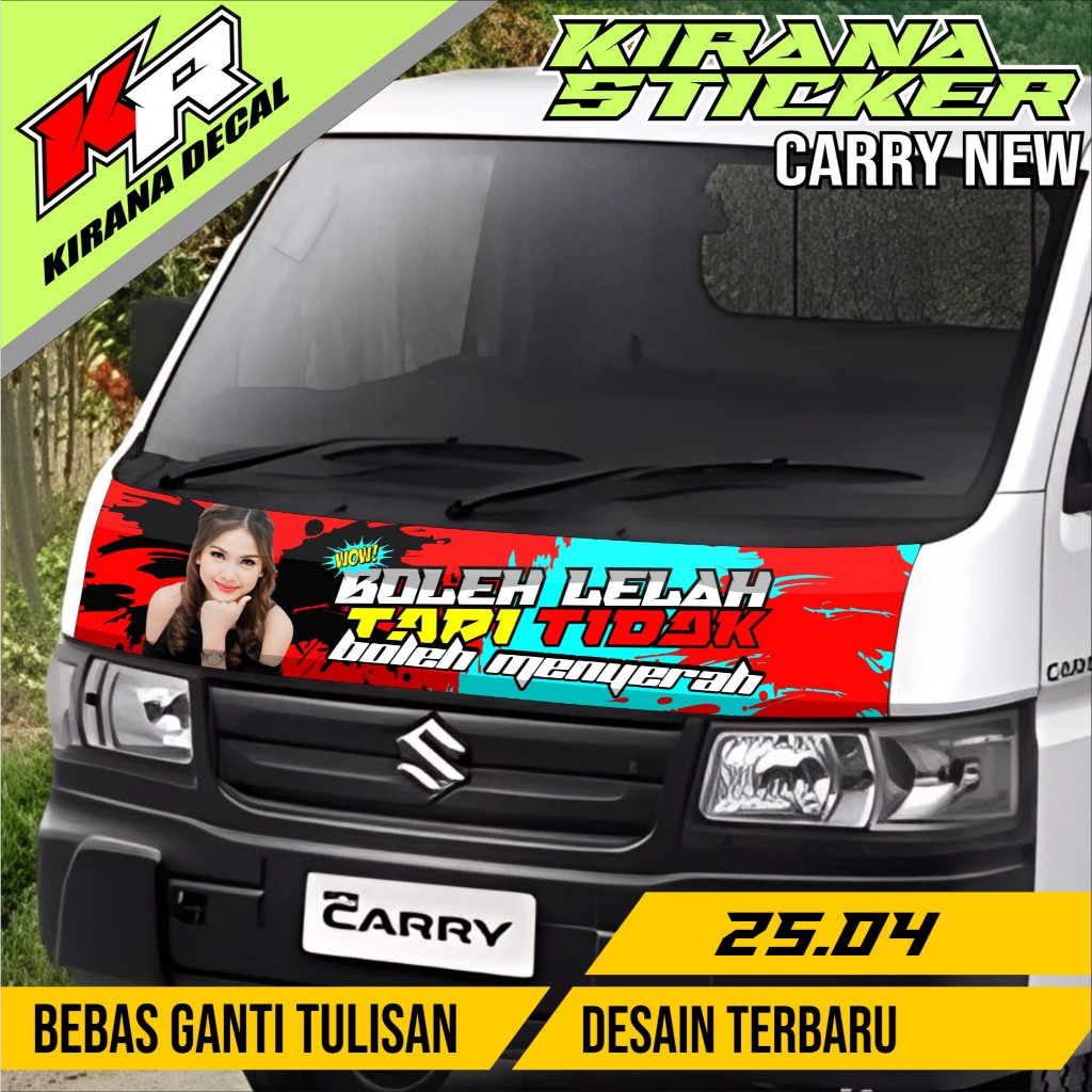 STICKER NEW CARRY KAP + KACA VARIASI KABIN CARRY NEW KODE 25.04