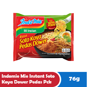 

INDOMIE MIE INSTANT SOTO KOYA DOWER PEDAS PCK 76g