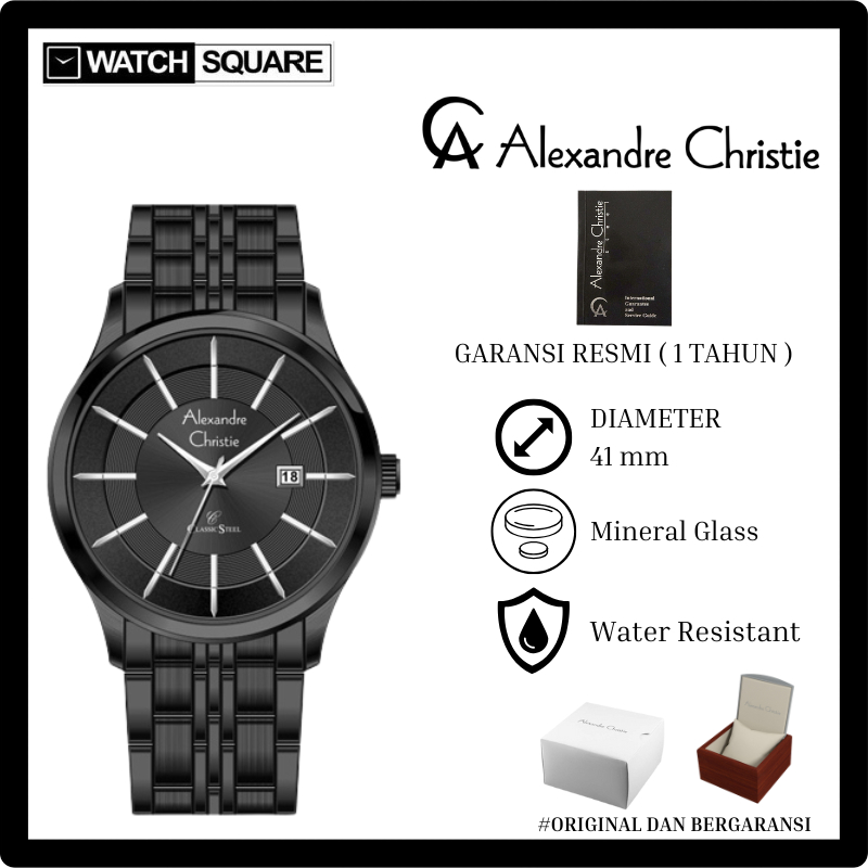 Jam tangan pria Alexandre Christie AC-8348
