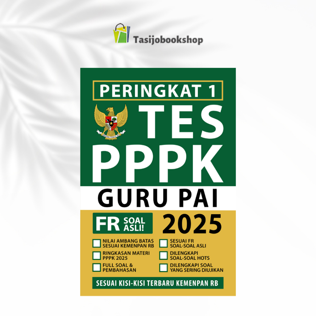 PERINGKAT 1 TES PPPK GURU PAI 2025