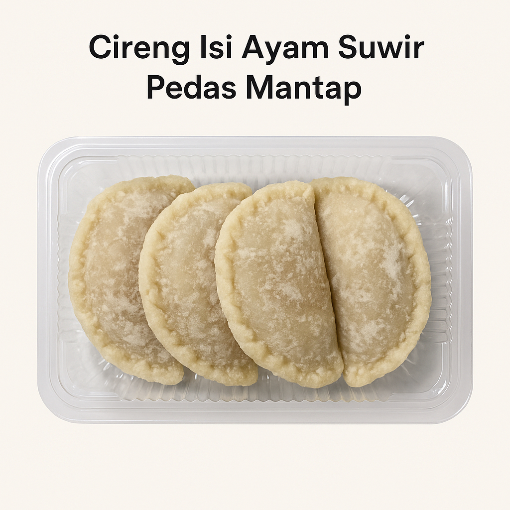 

[PO 3 Hari jadi] Cireng Isi Ayam Suwir Pedas Mantap isi 5 pcs