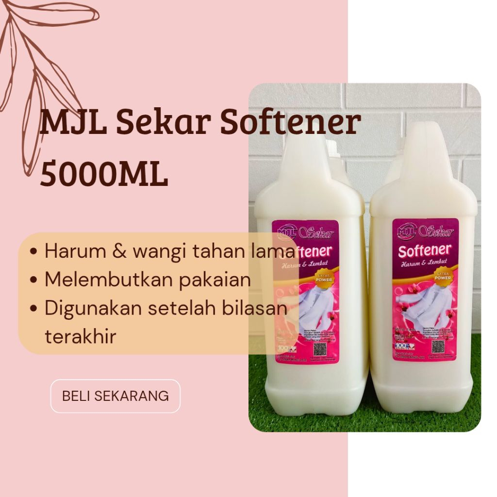 MJL Sekar Softener PUTIH  - Netto 5L