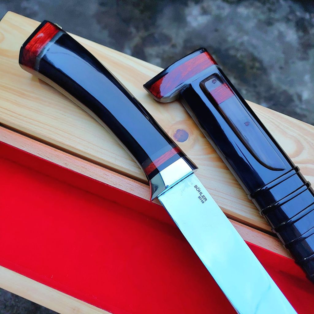 PISAU DAGING GOLOK SEMBELIH FULL TANDUK BOHLER PREMIUM SIMADU