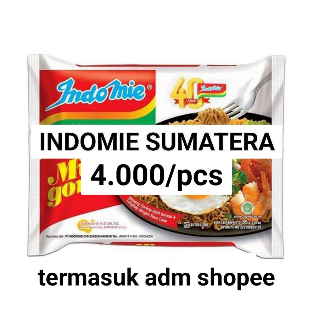 

INDOMIE GORENG SUMATERA