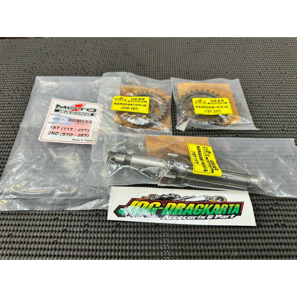 GEAR RASIO GIGI RASIO NINJA R SS RR NEW OLD SUNMORI HARIAN 400M 500M MOTO1 RACING 11/25 28T