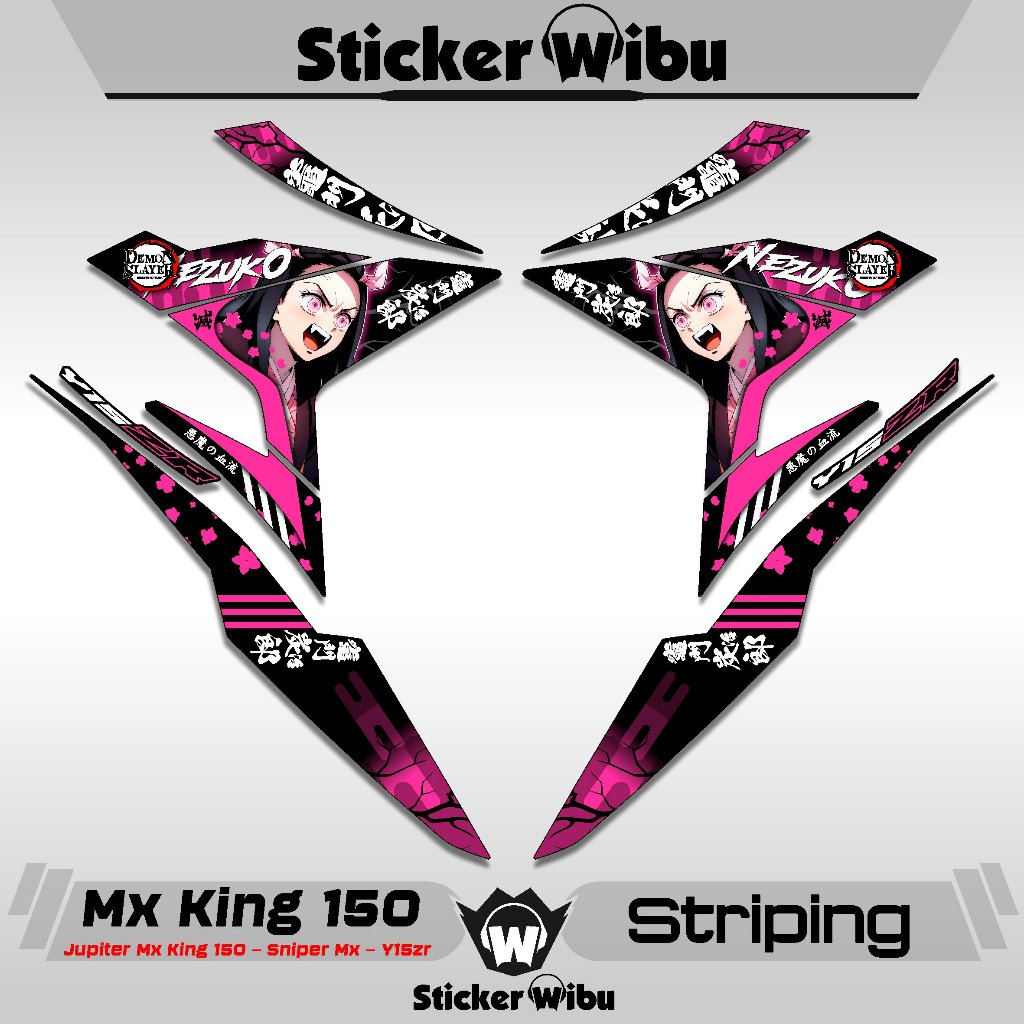 STRIPING MX KING 150 / 15 / STIKER MX KING / VARIASI / EXCITER 150 / MX KING / ORI / JUPITER MX KING