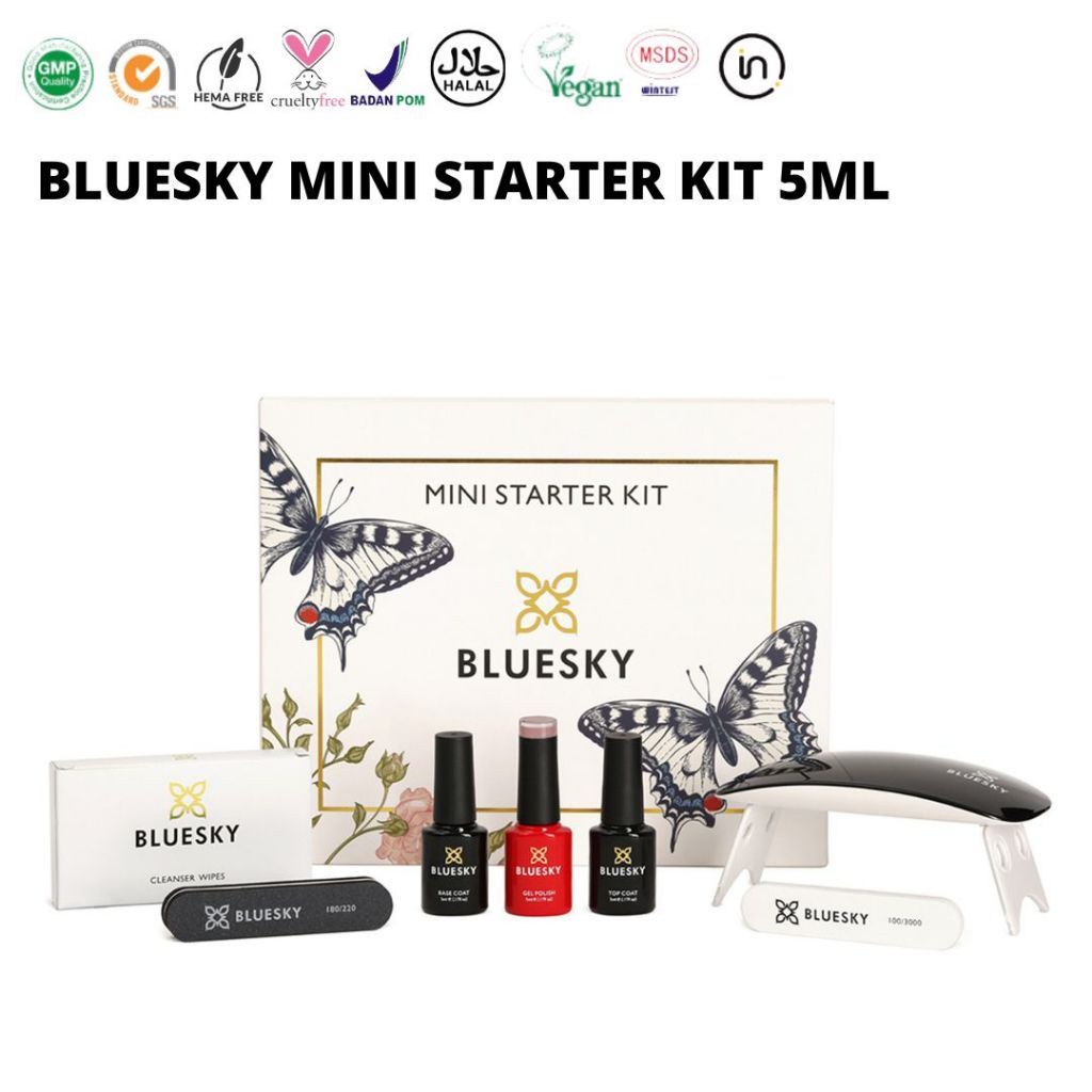 BLUESKY MINI STARTER KIT PAKET NAIL ART GEL