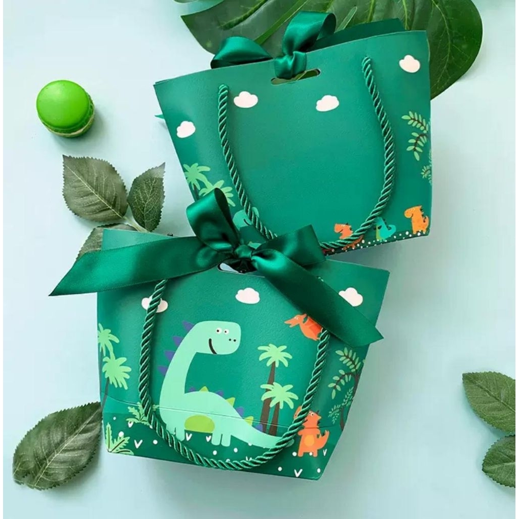 

Paperbag Tas Dinosaurus , Tas Hadiah , Kantong Kado Bahan Tebal