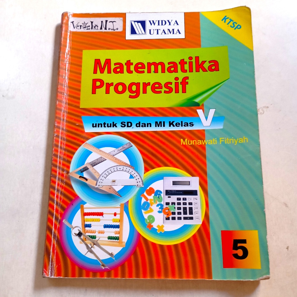 Buku Matematika Progresif Matematika Penekanan Terhadap Berhitung Kelas 5 Kelas 6 SD Erlangga Widya 