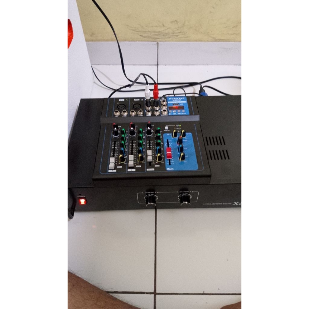 mixer audio morefand 4 channel blutut